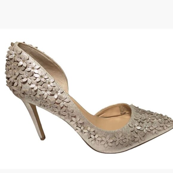 International Concepts Inc. Karlay d'Orsay Metallic Gold Pointy Pumps  EUC 8.5US - Picture 4 of 15